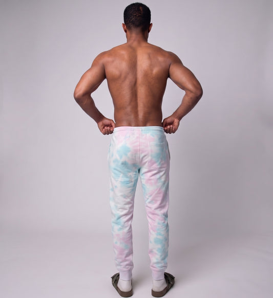 Cotton Candy Tie Dye Pants | Custom Colorful Joggers