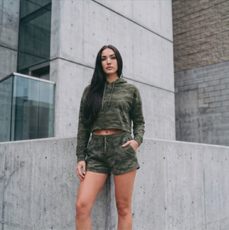 Forest Camo Heather Shorts