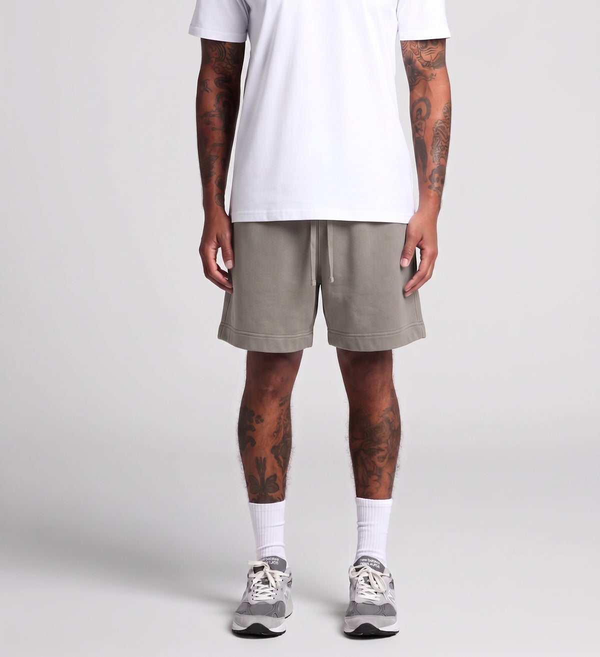 RELAX FADED TRACK SHORTS