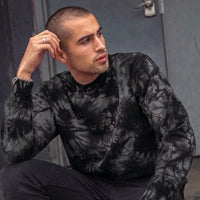 Tie Dye Crewneck Sweatshirt – Crystal Washed Unisex