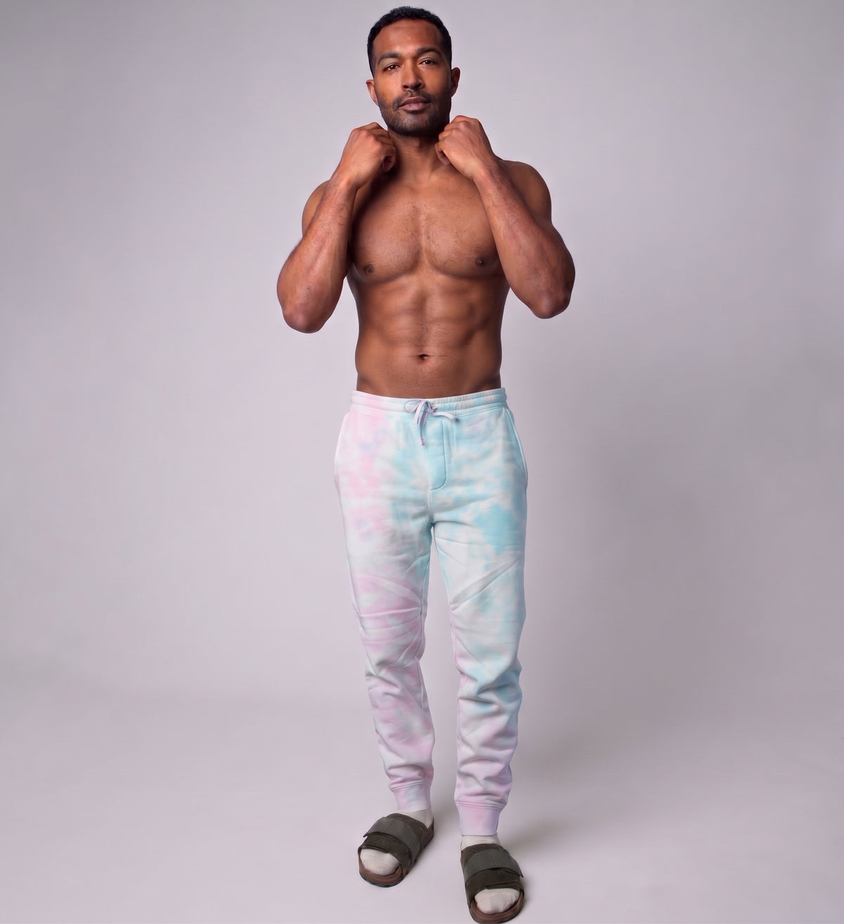 Cotton Candy Tie Dye Pants | Custom Colorful Joggers